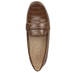 Hot SOUL Naturalizer Women's , Seven Loafer Brown Croco