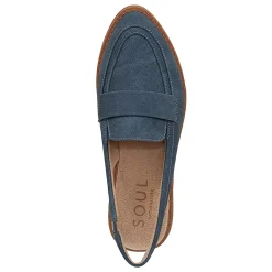 Outlet SOUL Naturalizer Women's , Yeah Flat Indigo
