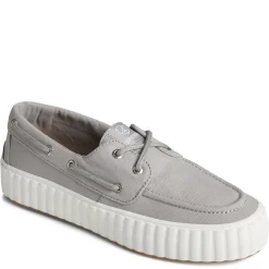 Sperry Women's , Pier Wave Boat Platform Sneaker Grey