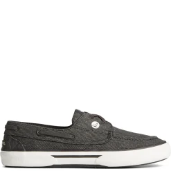 Hot Sperry Women's , Pier Wave Boat Sneaker Black