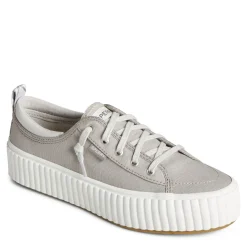 Sperry Women's , Pier Wave SeaCycled Boat Platform Sneaker Grey
