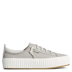 Sperry Women's , Pier Wave SeaCycled Boat Platform Sneaker Grey