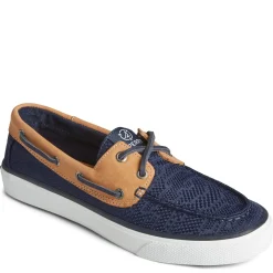 New Sperry Women's , SeaCycled Bahama II Sneaker Navy Jacquard