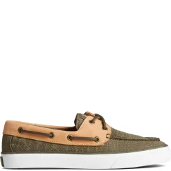 Best Sperry Women's , SeaCycled Bahama II Sneaker Olive Jacquard