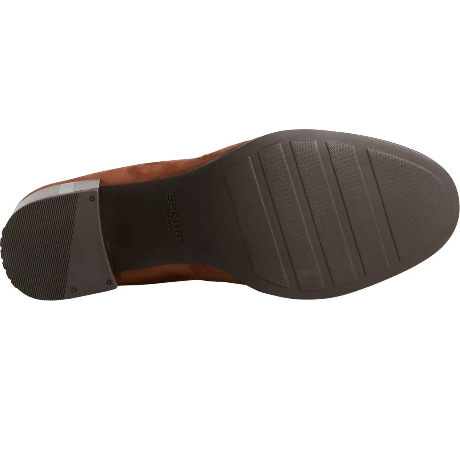 Hot Sperry Women's , Seaport Two-Tone Penny Pump Brown / Cream