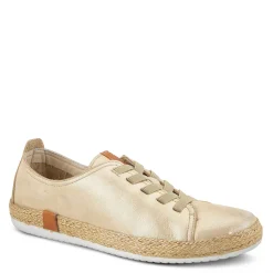 Hot Spring Step Women's , Eloya Sneaker Gold Metallic