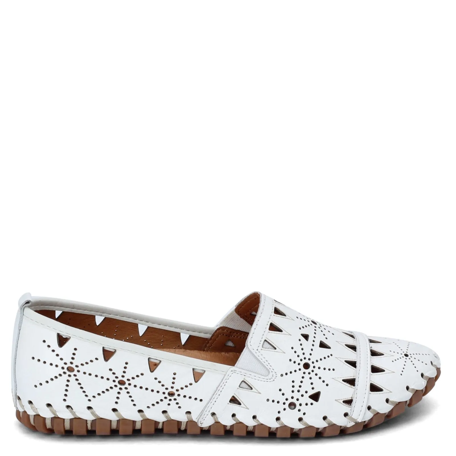 Outlet Spring Step Women's , Fusaro Slip-On White