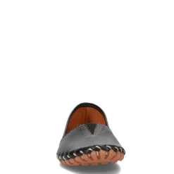 New Spring Step Women's , Kathaleta Slip-On Black Leather