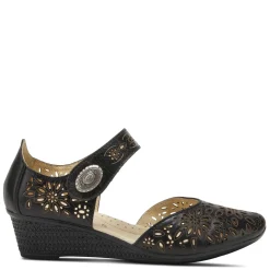 Hot Spring Step Women's , Nougat Slip-On Black