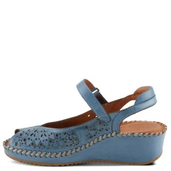 Spring Step Women's , Santonio Sandal Blue
