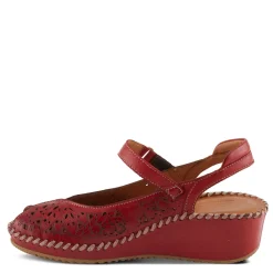 Clearance Spring Step Women's , Santonio Sandal Red