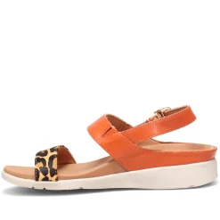 Discount Strive Women's , Lucia Sandal Orange / Leopard