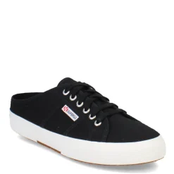 New Superga Women's , 2402 Sneaker Mule Black White