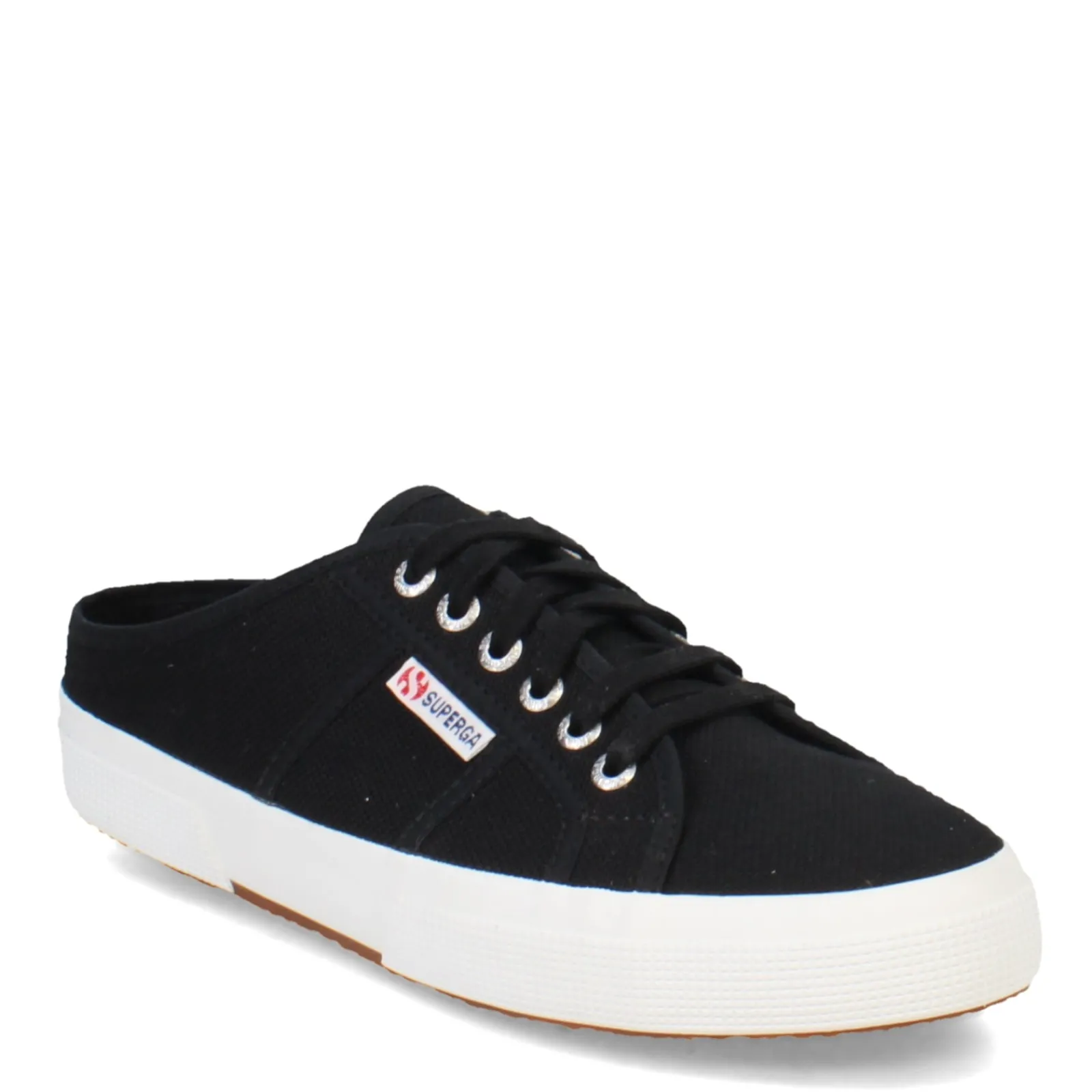 New Superga Women's , 2402 Sneaker Mule Black White