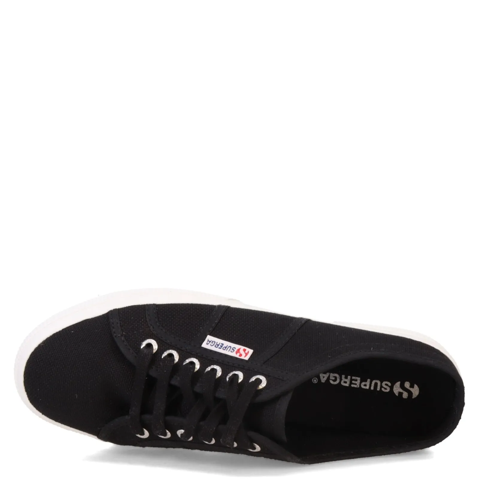 New Superga Women's , 2402 Sneaker Mule Black White