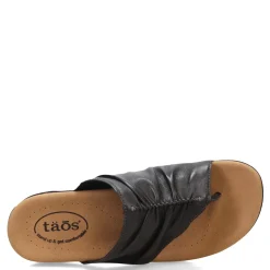 Clearance Taos Women's , Gift 2 Sandal Black Smooth