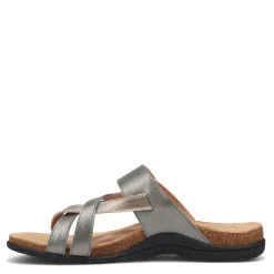 Online Taos Women's , Perfect Sandal Grey Champagne Metallic