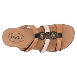 Clearance Taos Women's , Prize 4 Sandal Tan Multi
