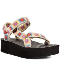 Best Teva Women's , Flatform Universal Sandal Crochet Multi