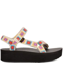 Best Teva Women's , Flatform Universal Sandal Crochet Multi
