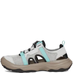 Best Teva Women's , Outflow Closed Toe Sandal Grey Aqua Mix