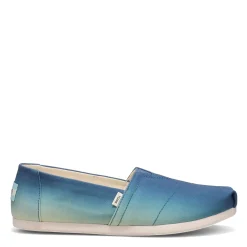 Clearance TOMS Women's , Alpargata Eco Dye Slip-On Indigo Multi Gradient