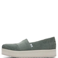 Sale TOMS Women's , Alpargata Midform Slip-On Bonsai Green