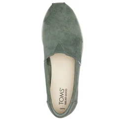 Sale TOMS Women's , Alpargata Midform Slip-On Bonsai Green