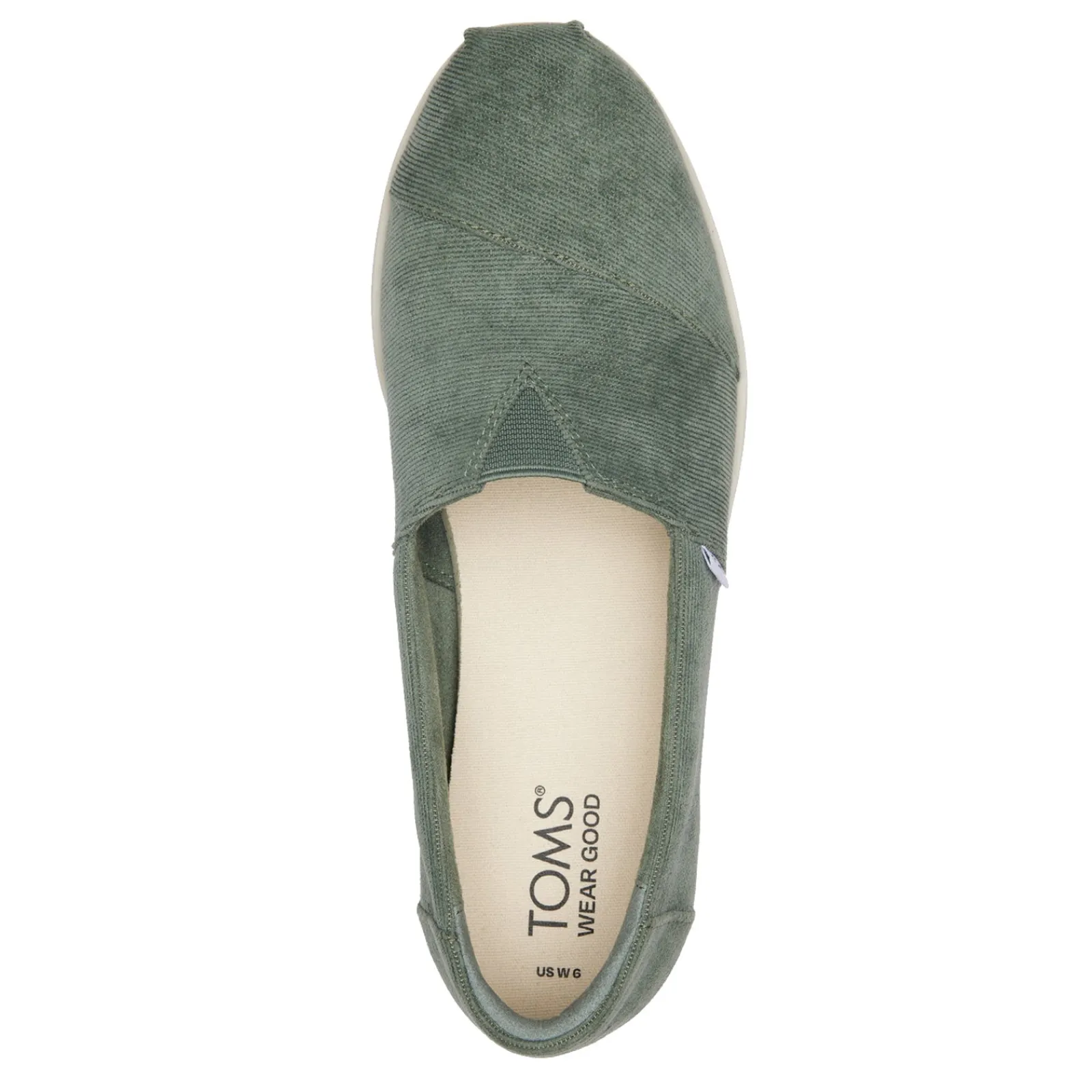 Sale TOMS Women's , Alpargata Midform Slip-On Bonsai Green