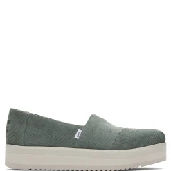 Clearance TOMS Women's , Alpargata Midform Slip-On Bonsai Green