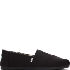 Discount TOMS Women's , Alpargata Recycled Slip-On Black/Black