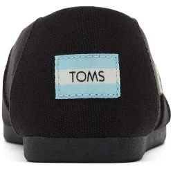 Discount TOMS Women's , Alpargata Recycled Slip-On Black/Black