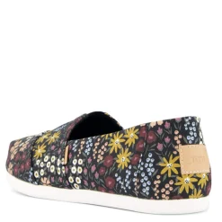Discount TOMS Women's , Alpargata Slip-On Black Floral