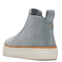 New TOMS Women's , Bryce Sneaker Stone Grey Suede
