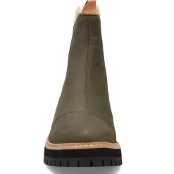 Hot TOMS Women's , Dakota Boot Olive / Faux Fur Lined