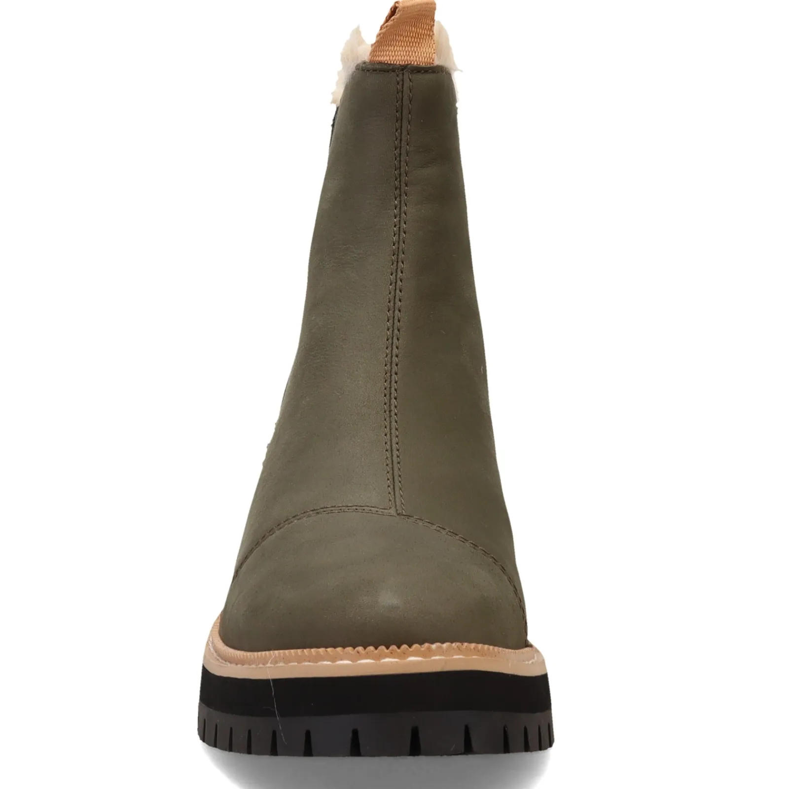 Hot TOMS Women's , Dakota Boot Olive / Faux Fur Lined