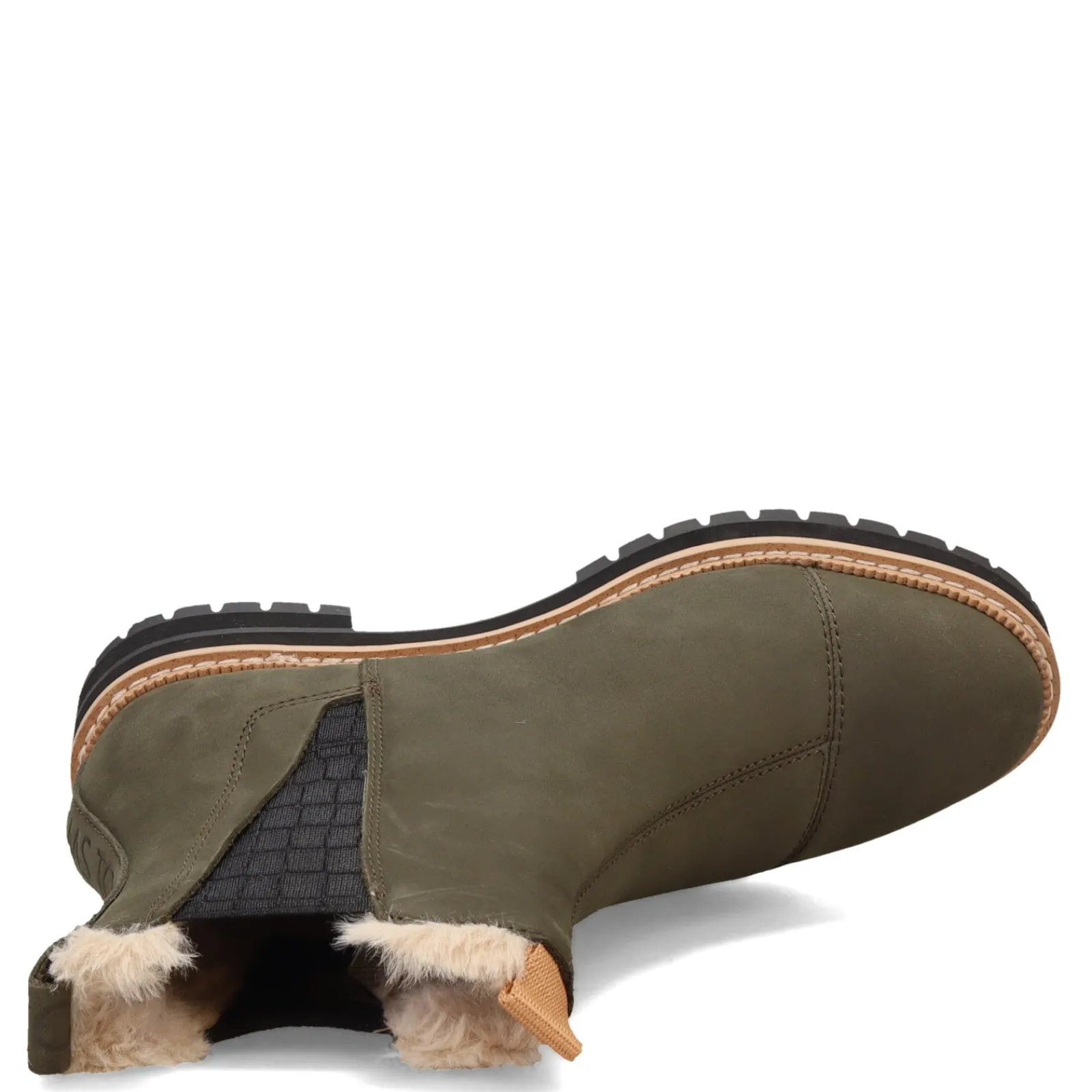 Hot TOMS Women's , Dakota Boot Olive / Faux Fur Lined