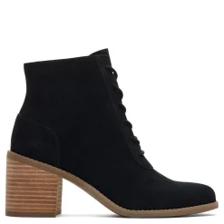 New TOMS Women's , Evelyn Lace Boot Black