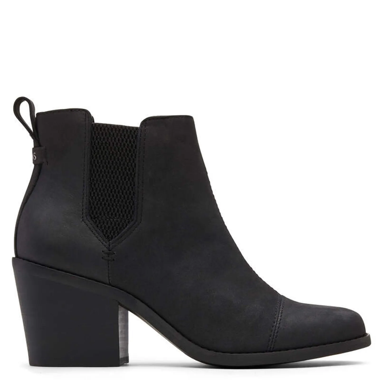Outlet TOMS Women's , Everly Boot Black Nubuck