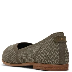 TOMS Women's , Jutti Neat Flat Olive