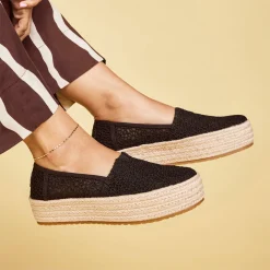 Online TOMS Women's , Valencia Slip-On Black