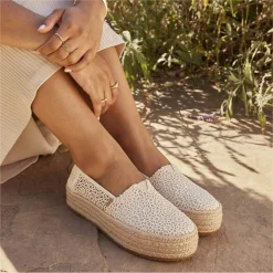 Sale TOMS Women's , Valencia Slip-On Natural Crochet