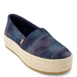 New TOMS Women's , Valencia Slip-On Navy Paintbrush Multi