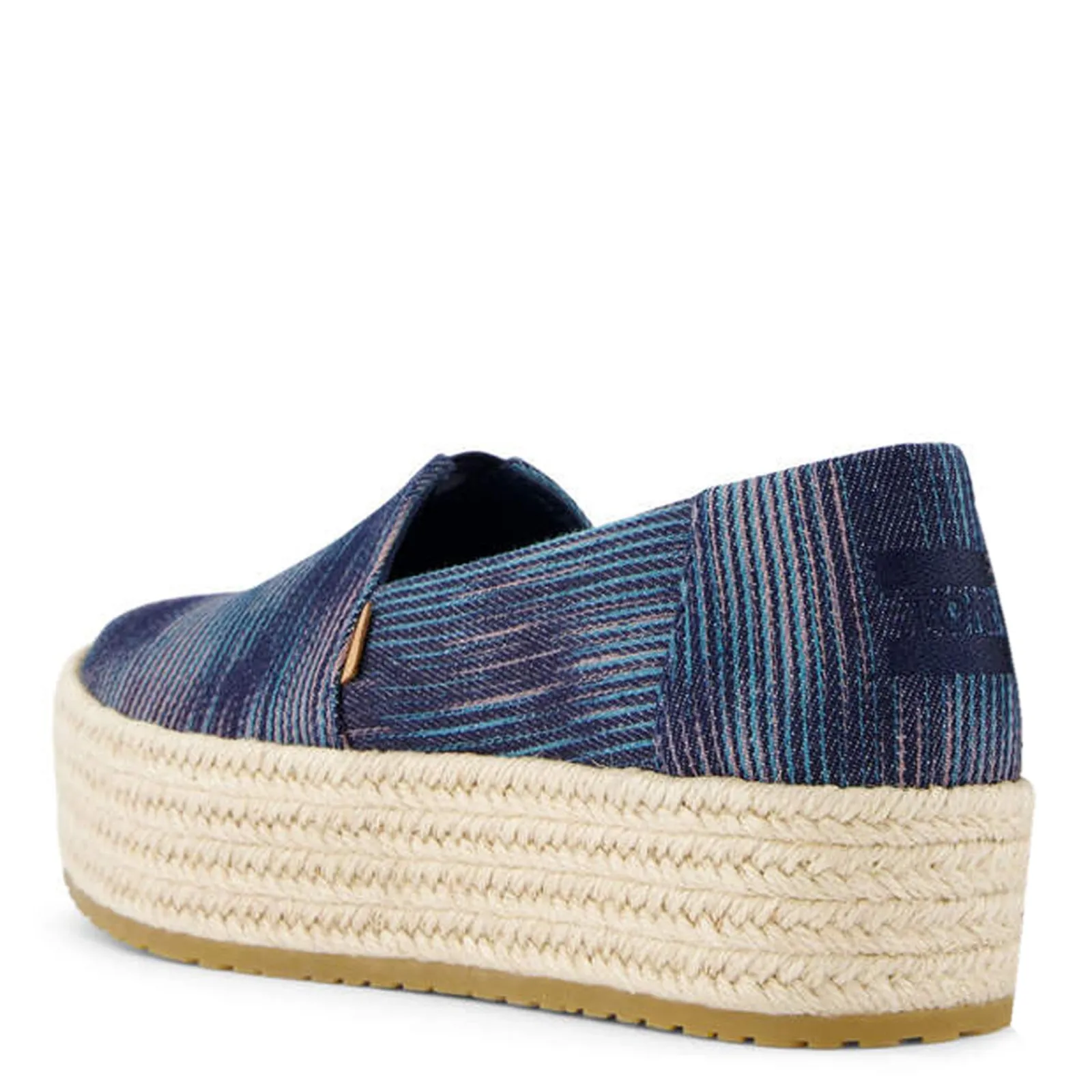 New TOMS Women's , Valencia Slip-On Navy Paintbrush Multi