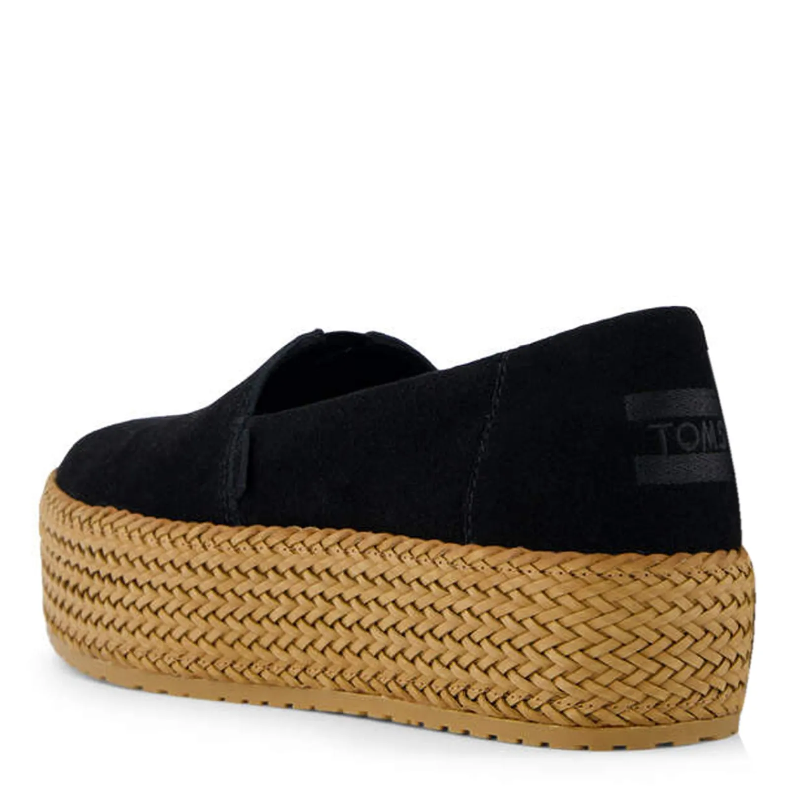 Outlet TOMS Women's , Valencia Slip-On Black / Tan Weave