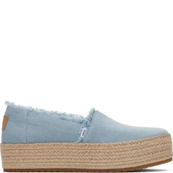 Outlet TOMS Women's , Valencia Slip-On Pastel Blue