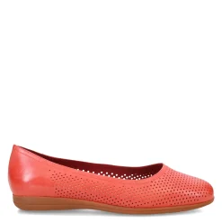 Best Trotters Women's , Darcey Flat Red Perf
