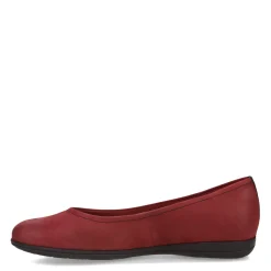 Online Trotters Women's , Darcey Flat Dark Red