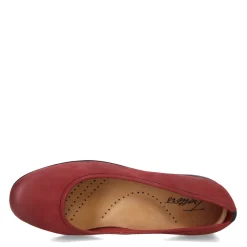 Online Trotters Women's , Darcey Flat Dark Red