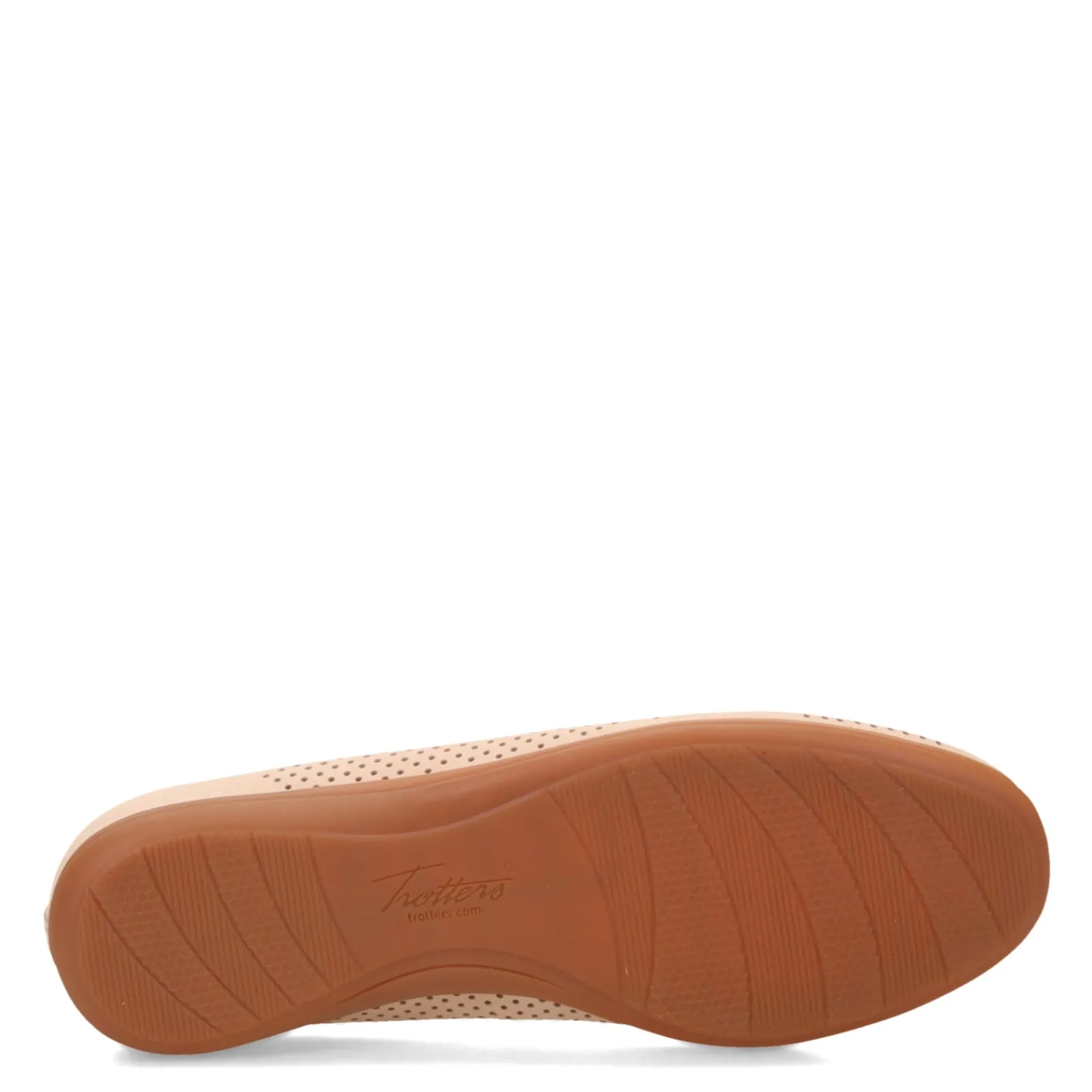 Online Trotters Women's , Darcey Flat Sand Perf